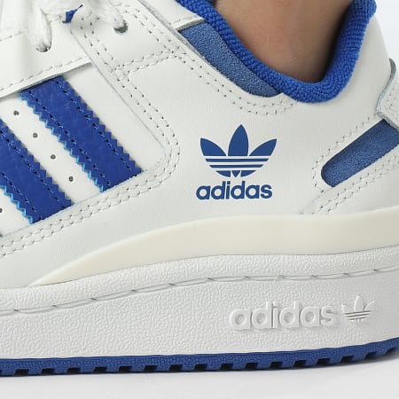 Adidas Originals - Baskets Femme Forum Low CL IH7917 Core White Royal Blue