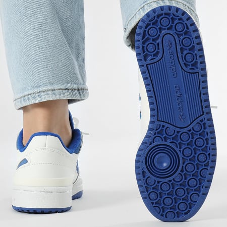 Adidas Originals - Baskets Femme Forum Low CL IH7917 Core White Royal Blue