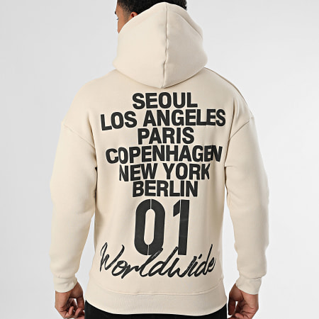 Ikao - Sweat Capuche Beige