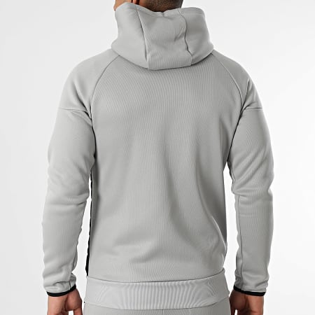 MTX - Ensemble Veste Zippé Capuche Et Pantalon Jogging Gris Noir