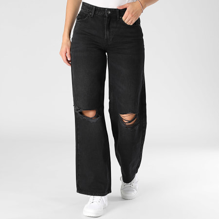Only - Jean Baggy Femme Carla Noir