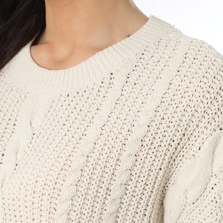 Only - Pull Femme Elly Life Beige