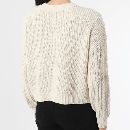 Only - Pull Femme Elly Life Beige