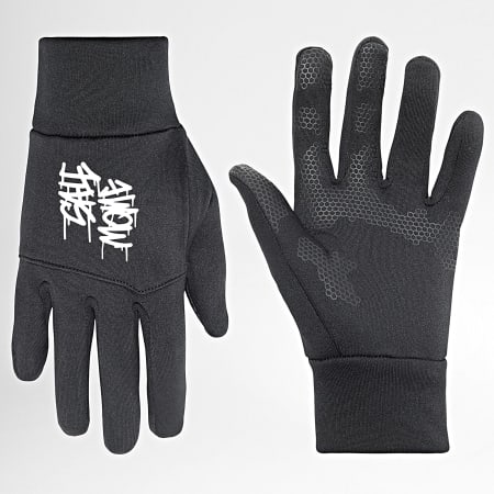 Sale Môme Paris - Gants Nounours Dripping Graffiti Noir Blanc