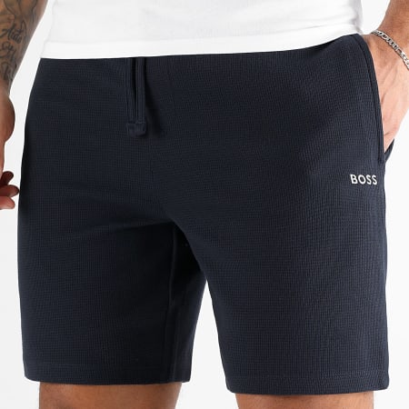 BOSS - Short Jogging Waffle 50535884 Bleu Marine