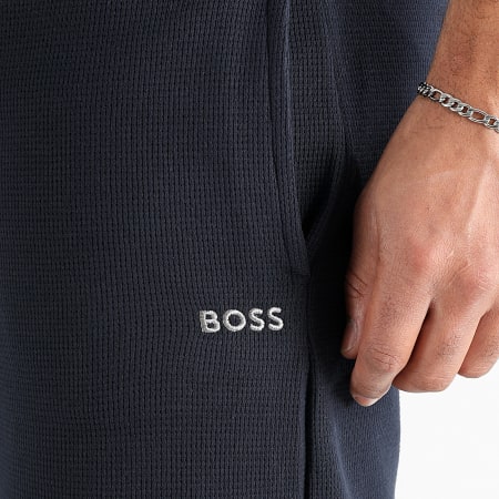 BOSS - Short Jogging Waffle 50535884 Bleu Marine