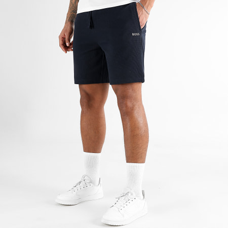 BOSS - Short Jogging Waffle 50535884 Bleu Marine