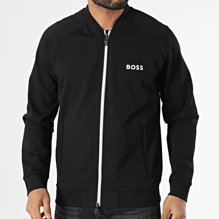BOSS - Samoo zip-up sweatshirt 50530732 Black - Ryses