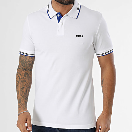 BOSS - Polo de manga corta Paul 50506193 Blanco