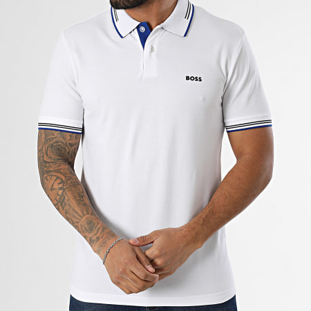 BOSS - Polo de manga corta Paul 50506193 Blanco