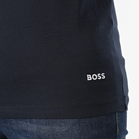 BOSS - Lote de 3 camisetas de tirantes 50532476 Negro Gris Azul Marino