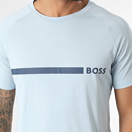 BOSS - Tee Shirt Slim 50517970 Bleu Clair