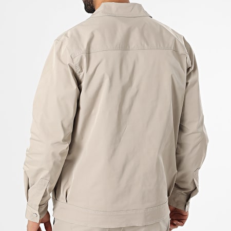 Frilivin - Ensemble Veste zippée Et Pantalon Cargo Beige