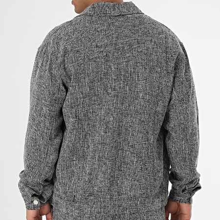 Frilivin - Ensemble Veste Et Pantalon Noir Blanc