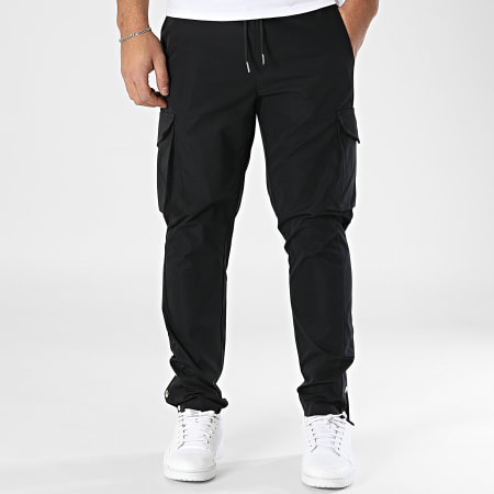 Frilivin - Pantalon Cargo Noir