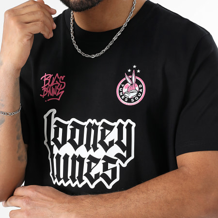 Looney Tunes - Camiseta oversize Hybrid Bugs Negro