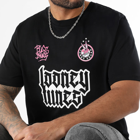 Looney Tunes - Camiseta oversize Hybrid Bugs Negro