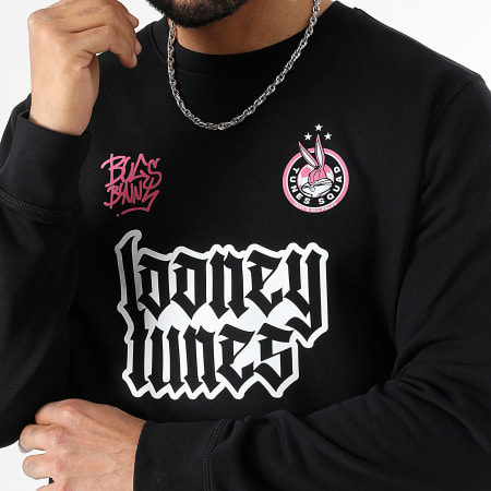 Looney Tunes - Sudadera Hybrid Bugs Bunny Crewneck Negro