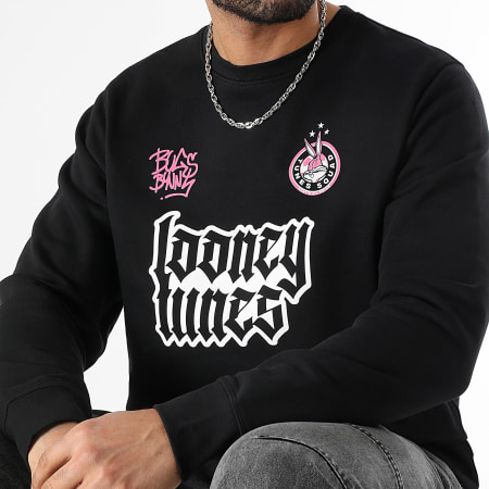 Looney Tunes - Sudadera Hybrid Bugs Bunny Crewneck Negro