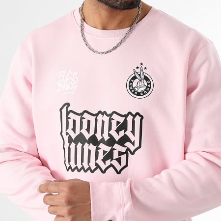 Looney Tunes - Sudadera cuello redondo Hybrid Bugs Bunny Rosa