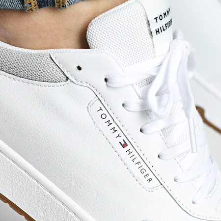 Tommy Hilfiger - Baskets Core Lite Leather 5369 White Grey Whisper