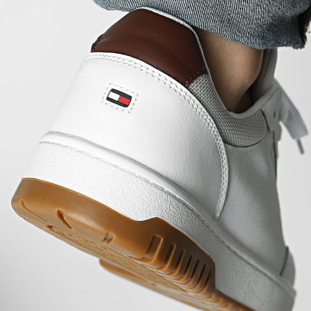 Tommy Hilfiger - Baskets Core Lite Leather 5369 White Grey Whisper