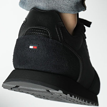 Tommy Hilfiger - Baskets New Runner Eva Mix Flag 5454 Black