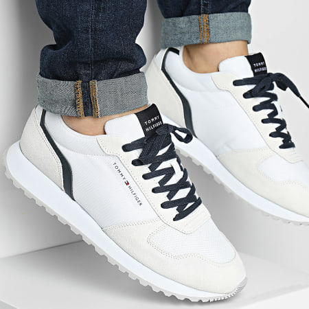 Tommy Hilfiger - Baskets New Runner Eva Mix Flag 5454 White