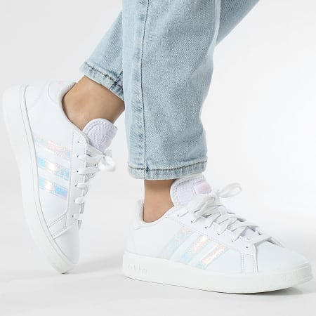 adidas gazelle silver green womens Grand Court 2.0