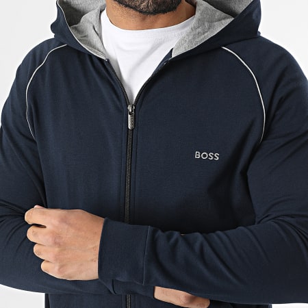 BOSS - Sweat Capuche Zippé MixAndMatch 50515392 Bleu Marine