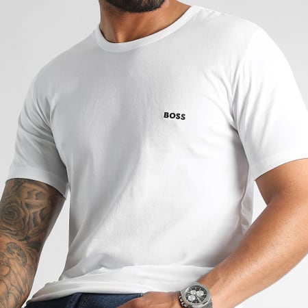 BOSS - Lot De 3 Tee Shirts 50532468 Noir Blanc Vert Kaki