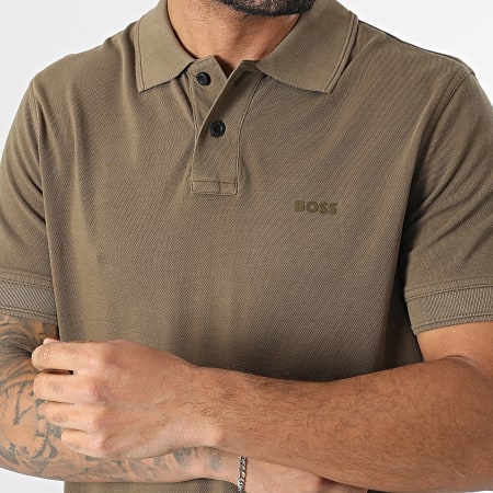 BOSS - Polo Prime de manga corta 50507813 Verde caqui