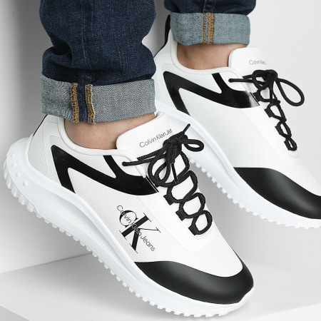 Calvin Klein - Baskets Eva Runner Low Lace 0968 Bright White Black