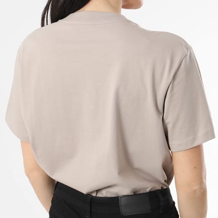 Calvin Klein - Tee Shirt Oversize Large Femme 4798 Taupe