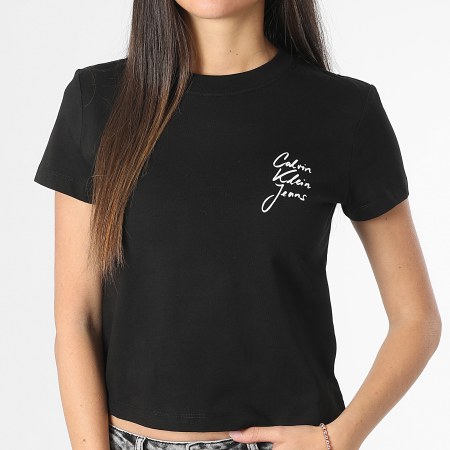 Calvin Klein - Tee Shirt Femme 4984 Noir