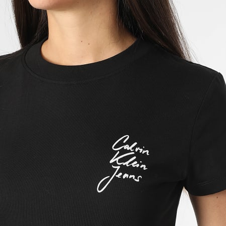 Calvin Klein - Tee Shirt Femme 4984 Noir