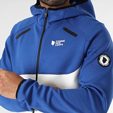 Comme Des Loups - Fato de treino azul real branco Keyzer