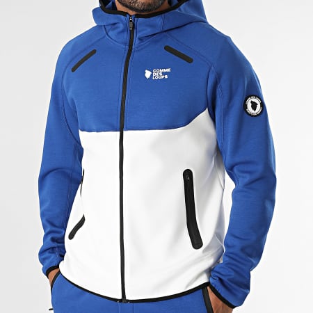 Comme Des Loups - Fato de treino azul real branco Keyzer