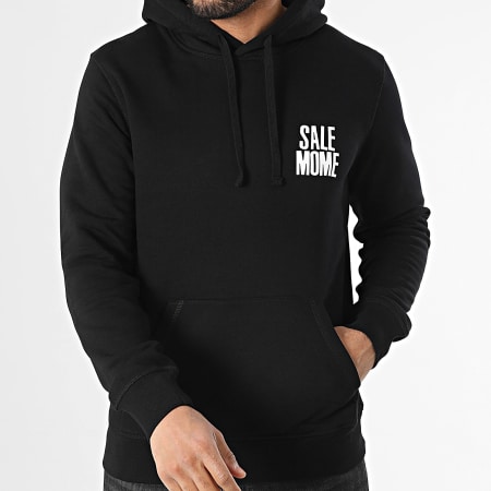 Sale Môme Paris - Sweat Capuche Always Be Noir Blanc