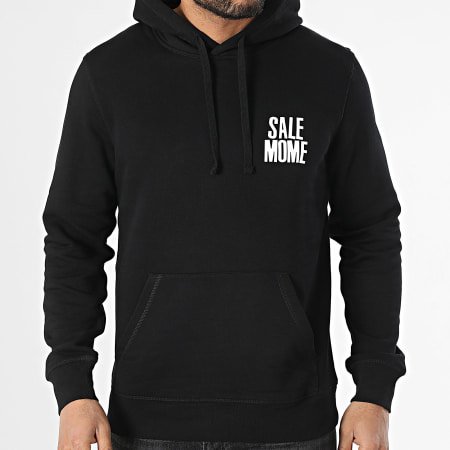 Sale Môme Paris - Sweat Capuche Always Be Noir Blanc