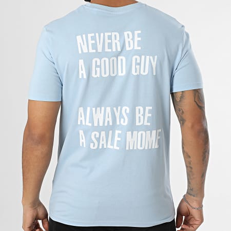 Sale Môme Paris - Tee Shirt Always Be Bleu Clair Blanc