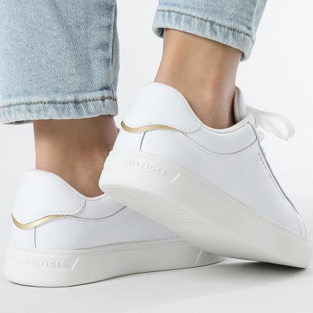Tommy Hilfiger Sneaker donna Essential Court 8320 Bianco Ryses
