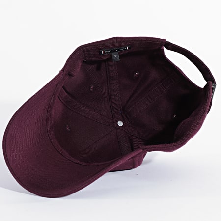 Tommy Hilfiger - Casquette Flag Cotton 6 Panel 3008 Bordeaux