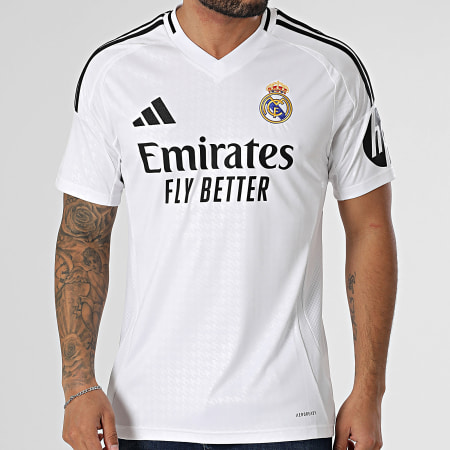 Adidas Sportswear - Maillot De Foot Col V Real Madrid JX2136 Blanc
