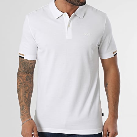 BOSS - Polo de manga corta Parlay 147 50467113 Blanco