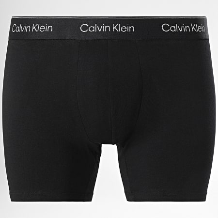 Calvin Klein - Lot De 3 Boxers NB4077A Noir Rouge