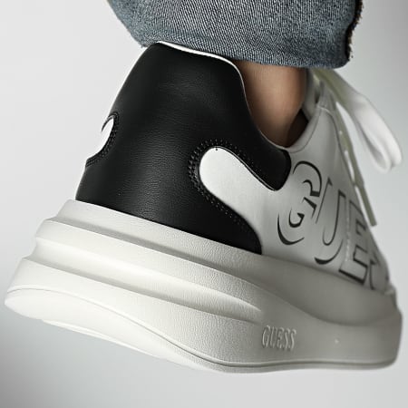 Guess - Baskets FMPELBSUE12 White Black