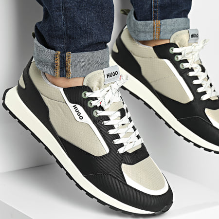 HUGO - Zapatillas Icelin Runner 50436207 Open Beige