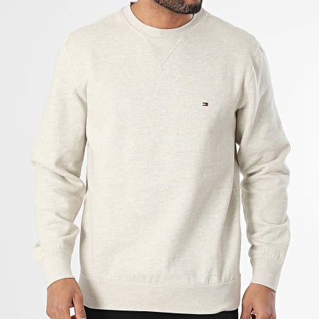 Tommy Hilfiger - Sweat Crewneck Essential Seasonal Fleece 0000 Beige Chiné