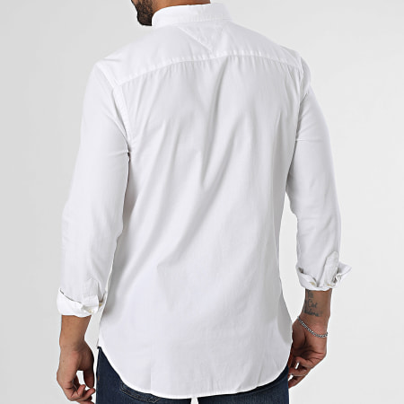 Tommy Hilfiger - Dobby Camisa Manga Larga 7578 Blanco